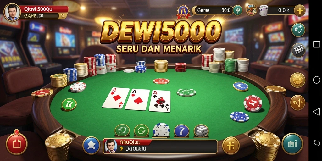 Gameplay seru QiuQiu di DEWI5000.