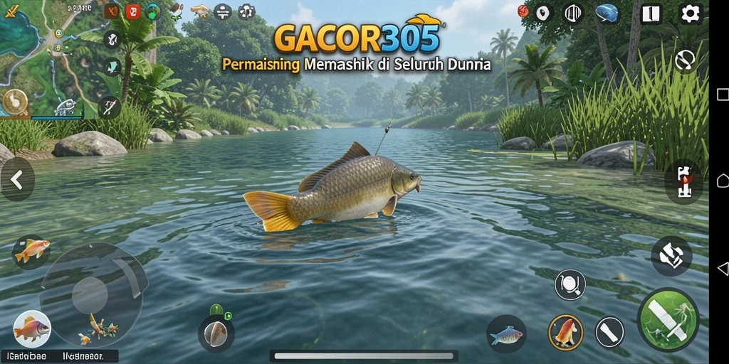 Gameplay GACOR305 menampilkan pengalaman memancing yang mendebarkan.