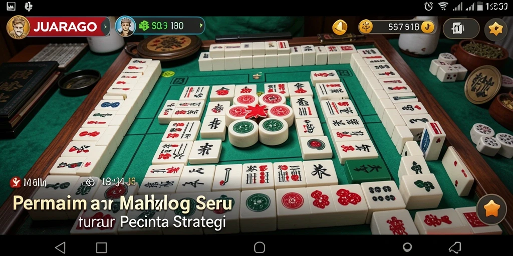 Tampilkan pengalaman mendebarkan dalam bermain Mahjong di JUARAGO.
