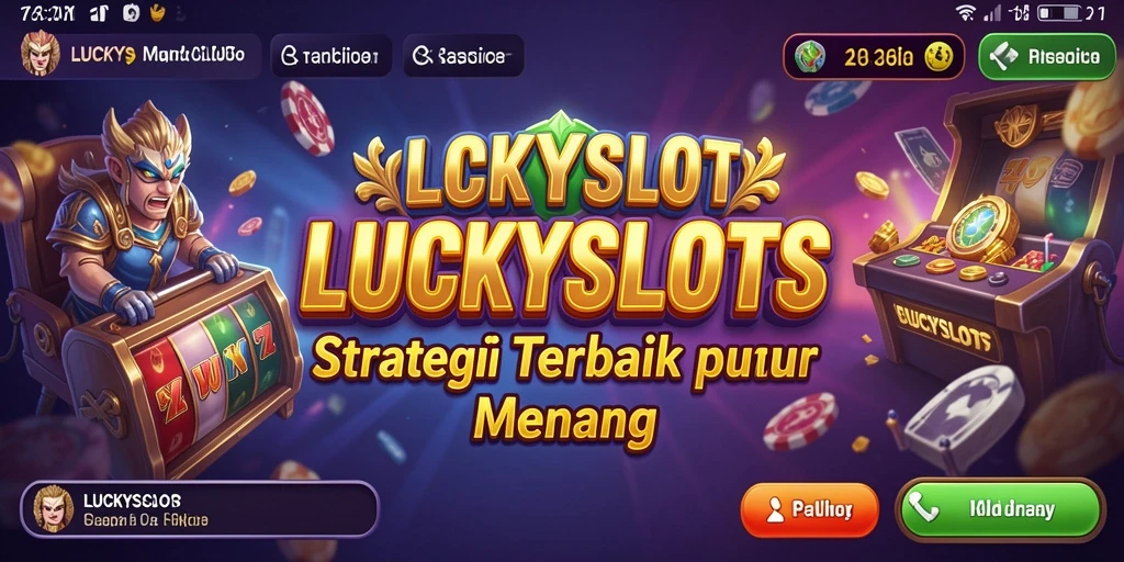 Tangkapan layar utama LUCKYSLOTS menunjukkan gameplay yang menegangkan dengan strategi mendalam.