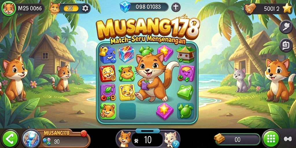 Tampilan gameplay MUSANG178 yang menarik dan seru.