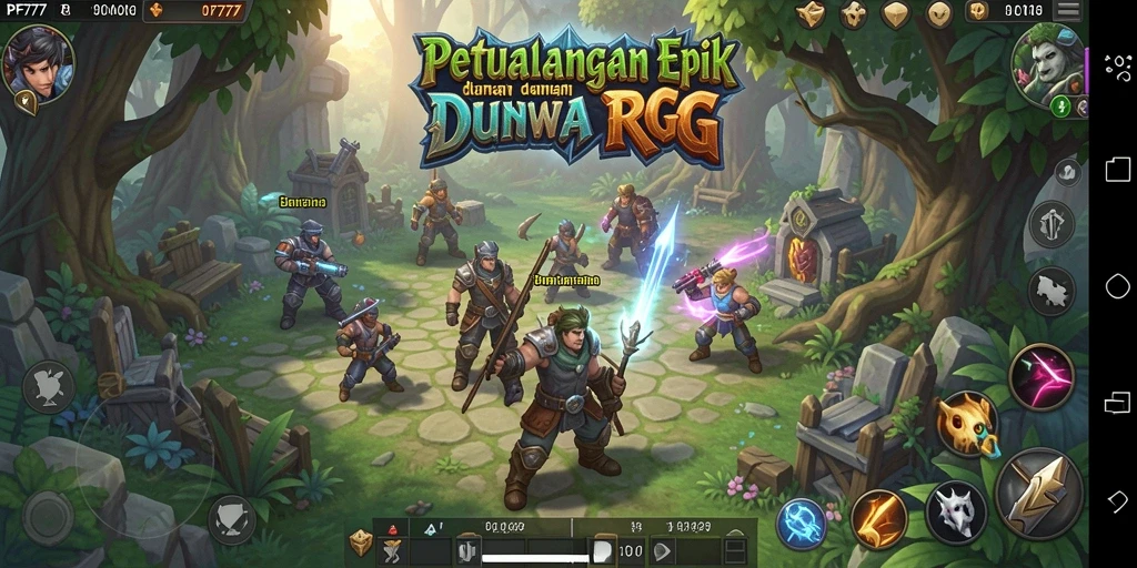 Gameplay RPG seru dengan petualangan epik di PF777.