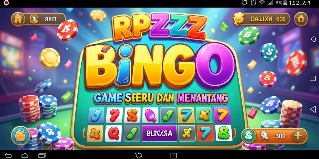 Tampilan gameplay Bingo RPZZZ yang mengasyikkan dan interaktif.