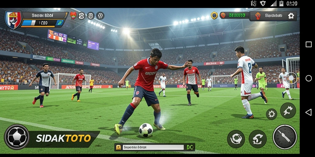 Tampilan aksi pertandingan di SIDAKTOTO yang mendebarkan.