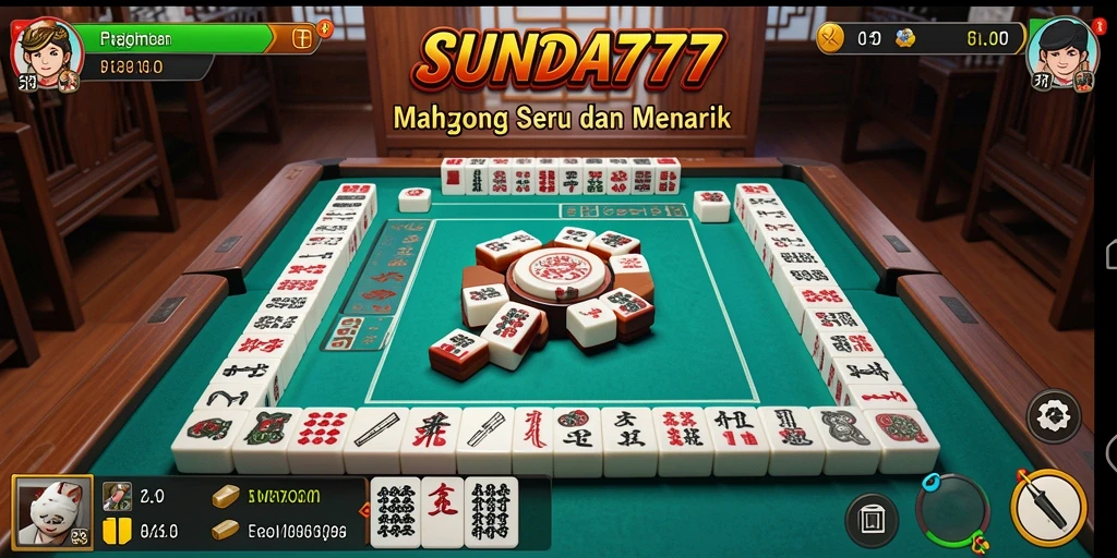 Tangkapan layar SUNDA777 menampilkan gameplay Mahjong yang mendebarkan.